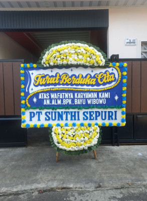 Papan Bunga Duka di Gandulan