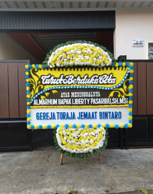 Papan Bunga Duka di Gandulan
